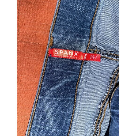 Spanx Blue High-Rise Skinny Stretch Women's Jeans Size Medium - Picture 4 of 9